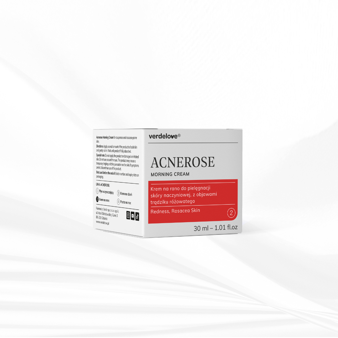 Maść na trądzik różowaty na rano Acnerose