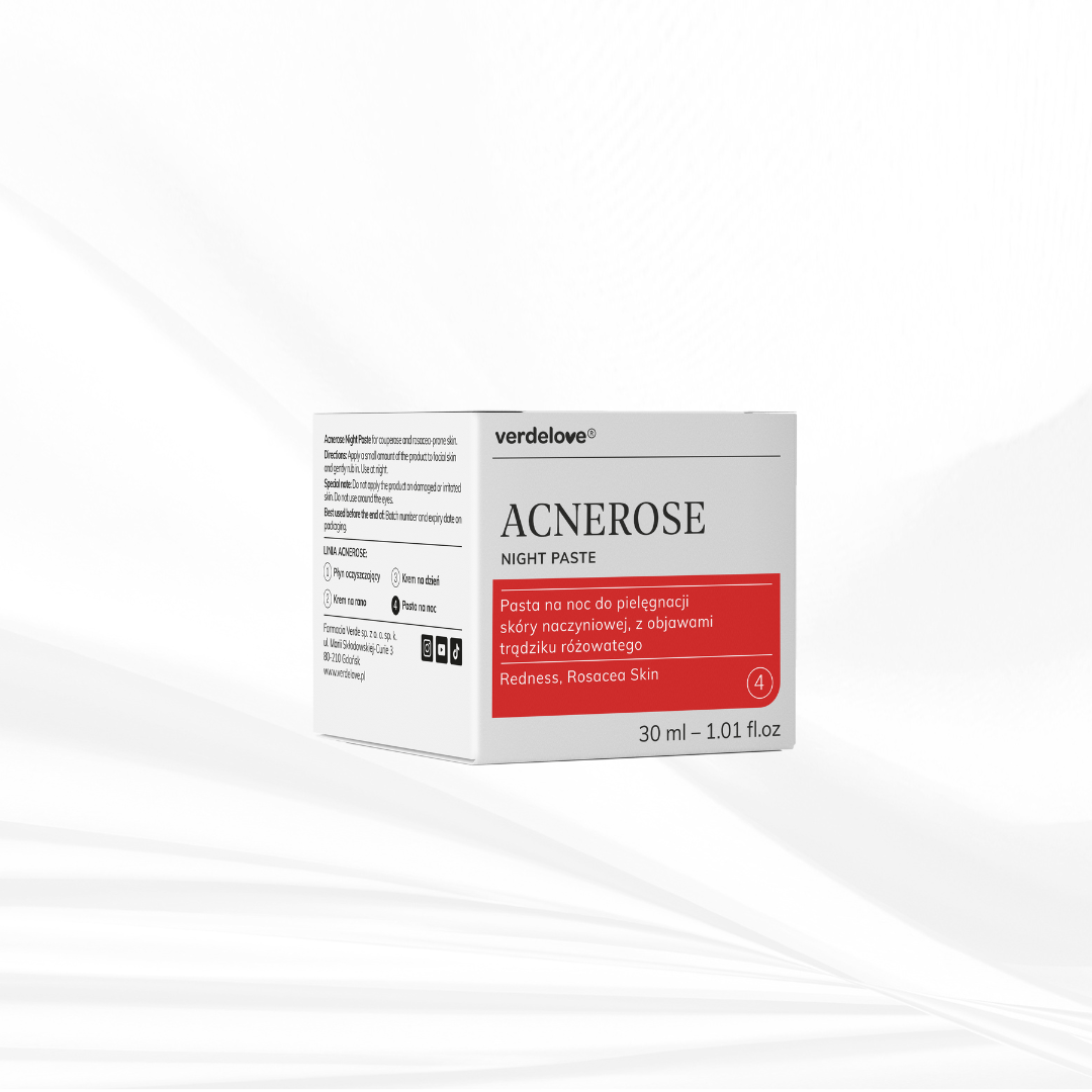Pasta na noc na trądzik różowaty Acnerose