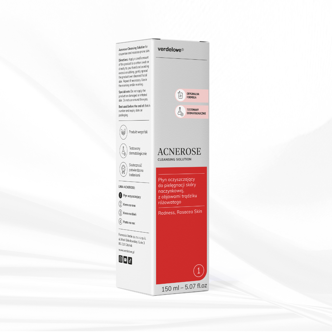 Acnerose Płyn oczyszczający z kwasami PHA, 150 ml