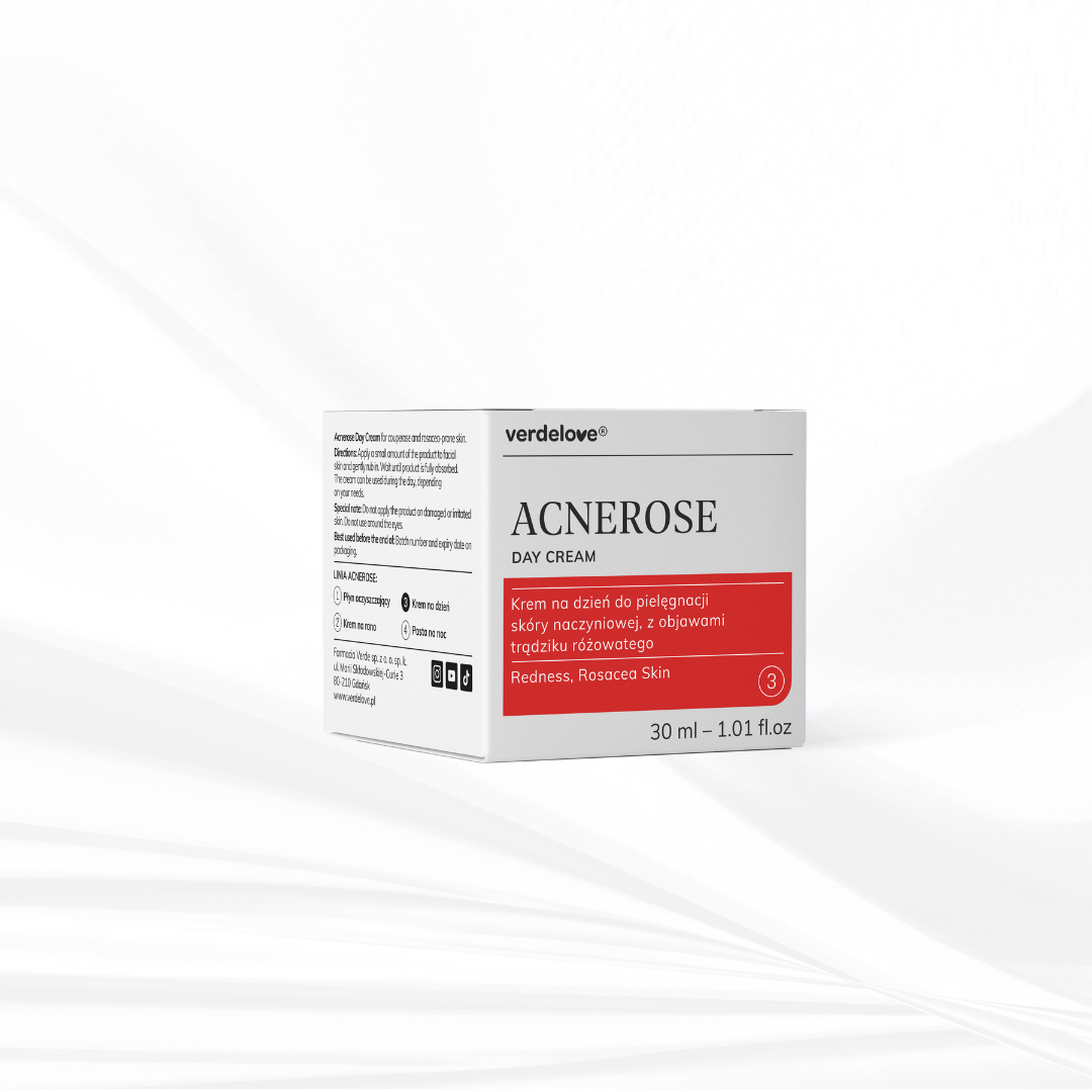 Krem na trądzik różowaty na dzień Acnerose